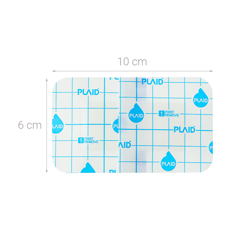 Gạc dán vô trùng không thấm nước Plaid Vafw6010 (6 x 10cm) hộp 50 miếng - 8